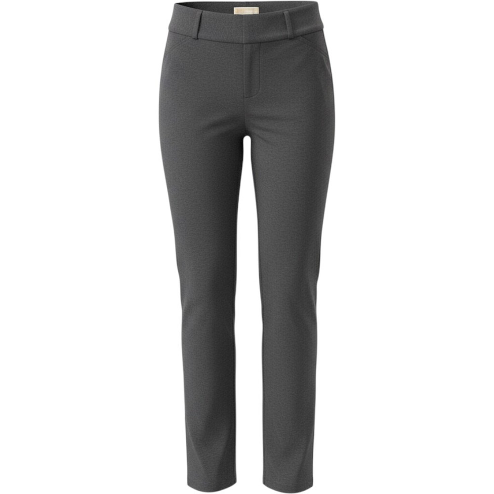 Michael Kors Dress Pants Womens 8 Grey Excellent Slim Leg Stretch Trousers
